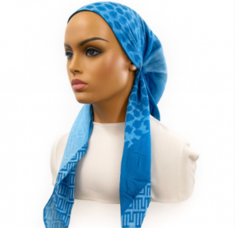headscarf open patterned pulse