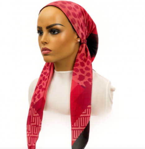 headscarf open patterned pulse