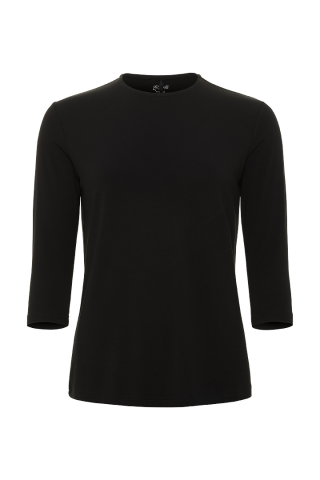 shell 3/4 sleeve viscose and spandex