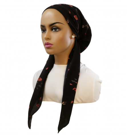 headscarf open verdant vine