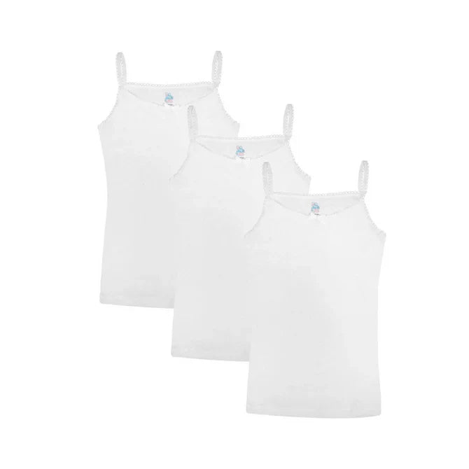 girls spaghetti undershirt - 3pk
