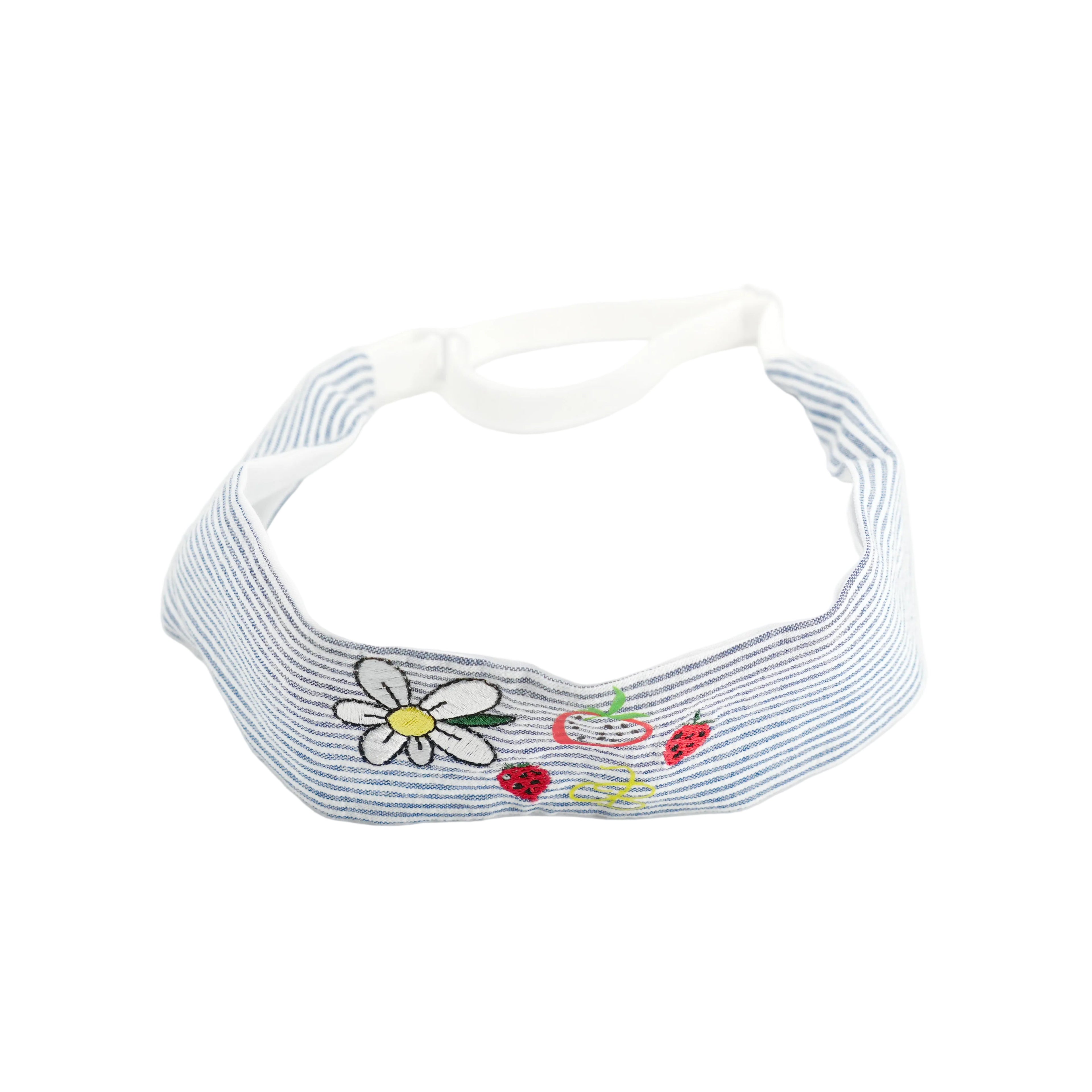 sweatband striped denim