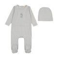 footie sailor stripe with hat