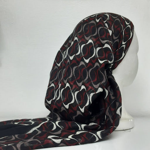 headscarf closed intertwined circles