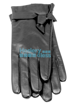 Picture of LEATHER GLOVE WITH BOW