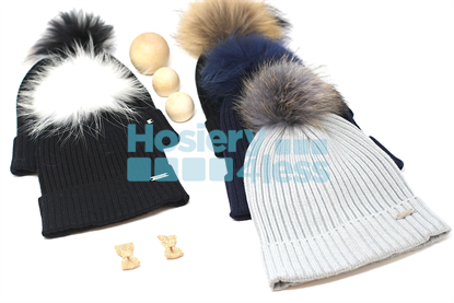 Picture of RIBBED HAT WITH POM POM