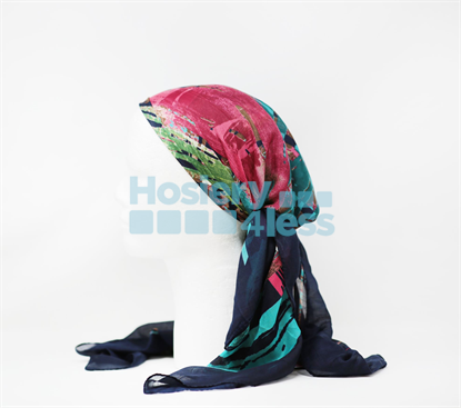 Picture of ABSTRACT PAINT PRINT HEADSCARF