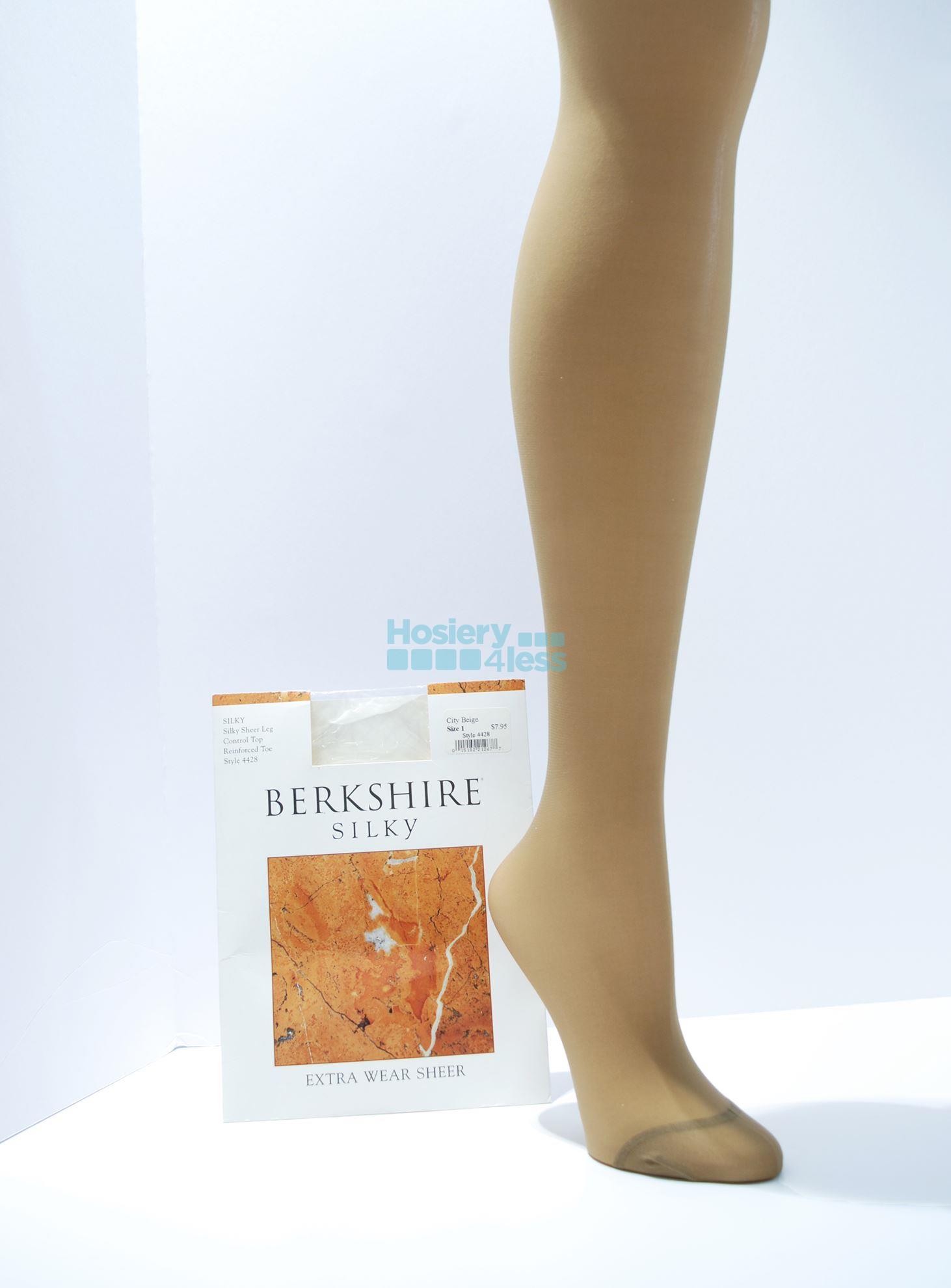 Berkshire Silky Extra Wear Control Top Pantyhose Reinforced Toe - 4428 –  Berkshire
