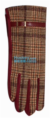 Picture of PLAID JERSEY GLOVE BUCKLE