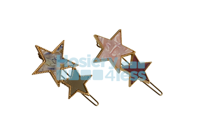 Picture of HEIRLOOMS COLORED DOUBLE STAR CLIP