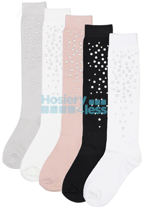 Picture of BLINQ GLASS BEADS KNEE SOCK