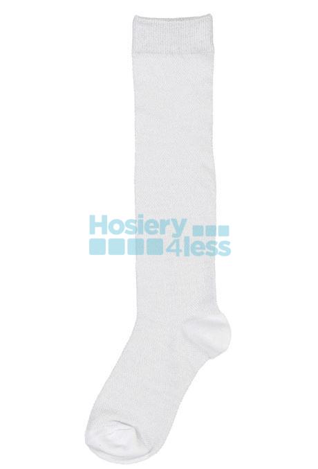 white mesh knee high socks