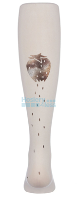 Picture of MEMOI STRAWBERRY DRIP PRINTED TIGHTS