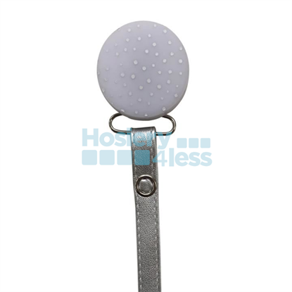 Picture of CHIC GREY DOT ROUND CLIP