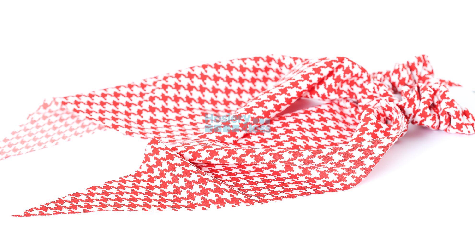 RED HOUNDSTOOTH