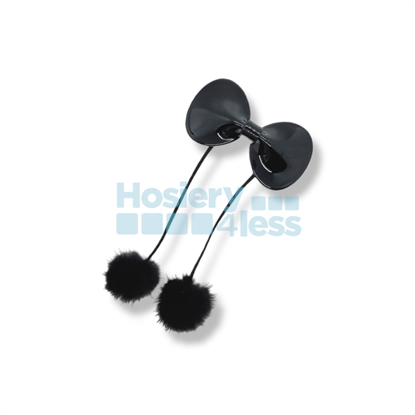 Picture of ACETATE WITH POMPOM STRINGS HAIRPIN