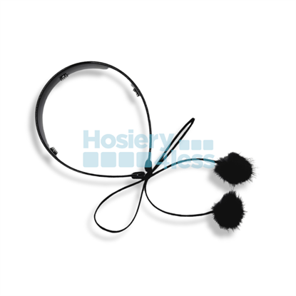 Picture of ACETATE WITH POMPOM STRINGS HEADBAND