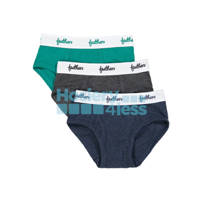 Picture of BOYS SOLID HEATHER BRIEFS
