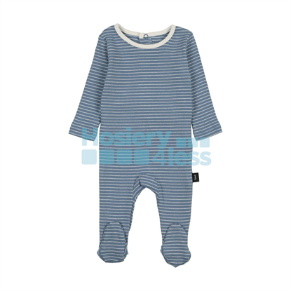 Picture of HEART & SOUL PINSTRIPE FOOTIE